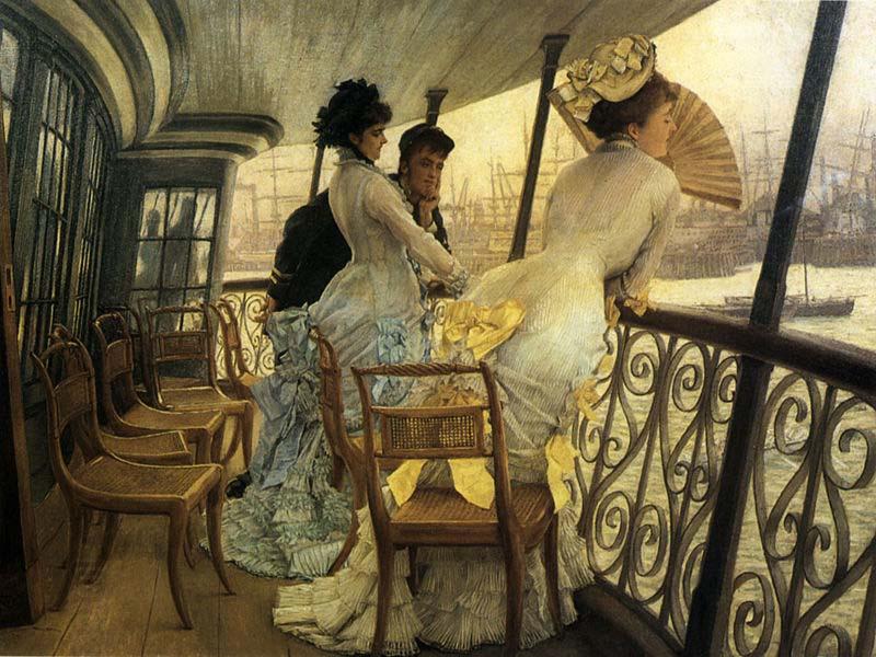 James Tissot The Gallery of H.M.S. China oil painting art